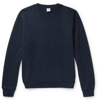 Aspesi Garment-dyed Loopback Cotton-jersey Sweatshirt