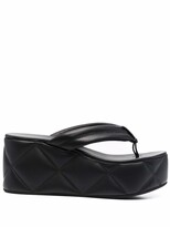 Thumbnail for your product : Le Silla Chunky Leather Sandals