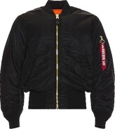 Thumbnail for your product : Alpha Industries MA-1 Blood Chit Bomber in Black