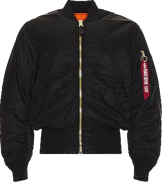 Alpha Industries MA-1 Blood Chit Bomber in Black - ShopStyle Outerwear