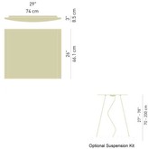 Thumbnail for your product : Luceplan Strip Wall/Ceiling Light D22/4 -Open Box