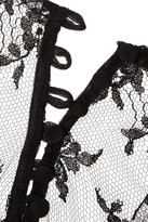 Thumbnail for your product : Rosamosario Bling Bling Love silk-lace playsuit