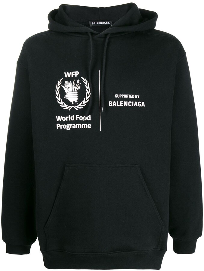 balenciaga world food programme hoodie