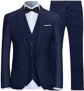 Mens Navy Slim Suit Jacket | Shop the world's largest collection of fashion  | ShopStyle UK