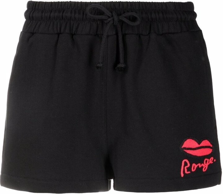 Sonia Rykiel Rouge Patterned Drawstring Shorts
