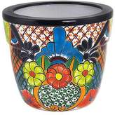 Thumbnail for your product : Mexican Zinnias Talavera Style Handcrafted Ceramic Flower Pot from Mexico
