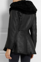 Thumbnail for your product : Acne Studios Muse peplum shearling jacket
