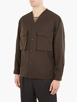 Thumbnail for your product : Marni Brown Pocket Collarless Jacket