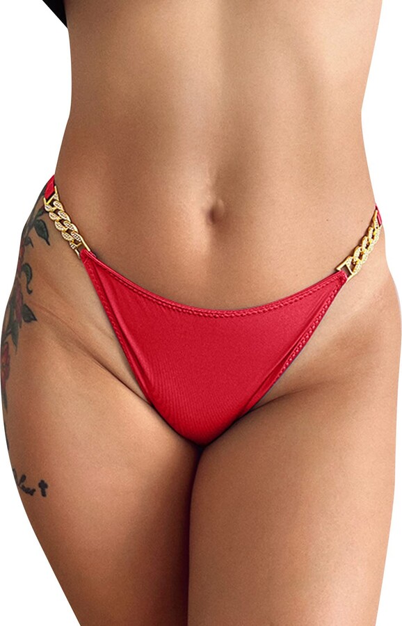 Sexy Women Pantie Crystal Rhinestone Underwear Fitness Gym Thongs Low Rise  Fashion Tanga For Female Push Up Lingerie With Letter