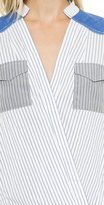 Thumbnail for your product : Dion Lee Line II Oversize Loop Front Shirt