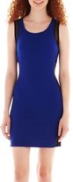 Thumbnail for your product : JCPenney Bailey Girl Bailey Blue Sleeveless Mesh-Inset Bodycon Dress