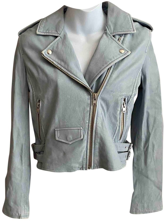 iro navy leather jacket