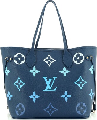 Louis Vuitton - Blue Monogram V Neverfull mm NM