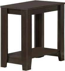 Ebern Designs Laminate End Table Two - Tier Lamp Placement Bedroom