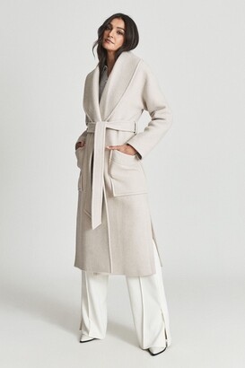 Reiss Grey Melange Fern Cotton Zip Neck Polo Shirt - ShopStyle