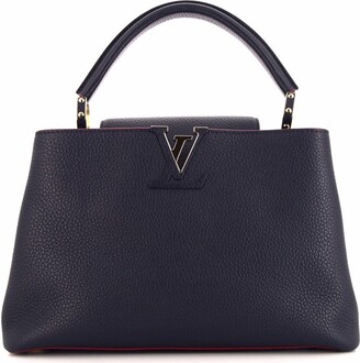 Louis Vuitton 2015 Ostrich Capucines MM - Handle Bags, Handbags