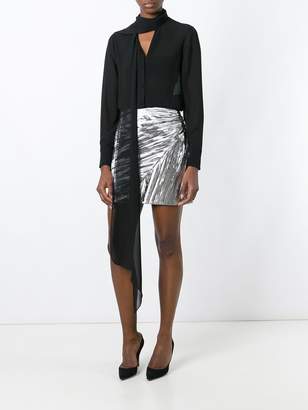 Saint Laurent pleated mini skirt