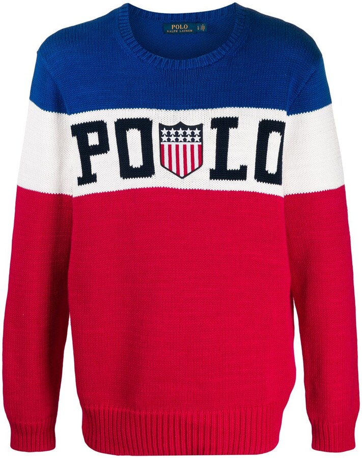 Polo Ralph Lauren Chariots Of Fire Logo Sweater - ShopStyle