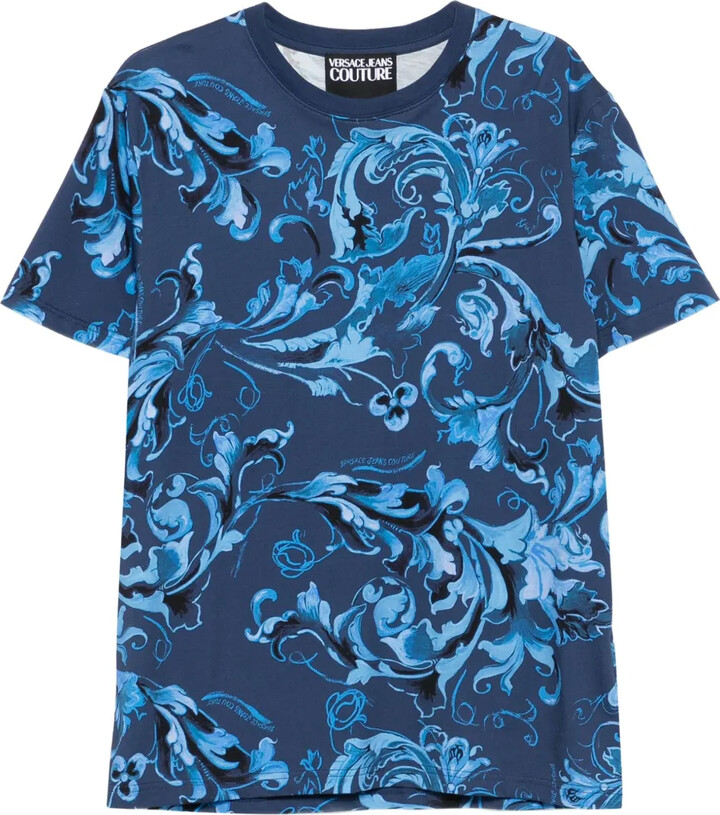 Versace Jeans Couture baroque-print T-shirt