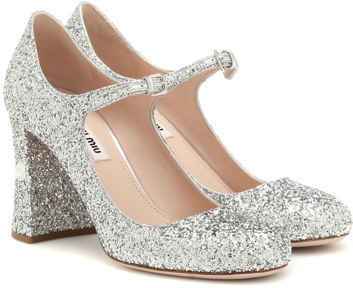 glitter mary janes womens