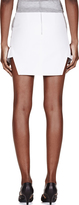 Thumbnail for your product : Dion Lee White Zip-Trimmed Vertigo Wrap Skirt