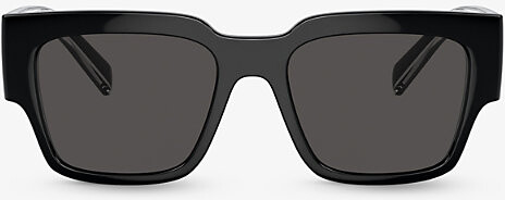 Dolce & Gabbana Womens Black Dg6184 Square-Frame Injected Sunglasses