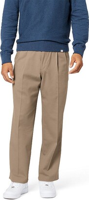 Dockers Men's Stretch Easy Khaki Classic-Fit Pleated Pants