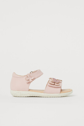 H&M Sandals with Appliqué - Pink