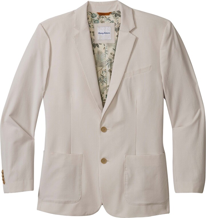 Nova Wave Stretch Cotton Seersucker Sport Coat