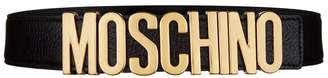 Moschino Leather Logo Belt