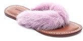 Thumbnail for your product : Bernardo Women's Genuine Rabbit Fur Flip Flop