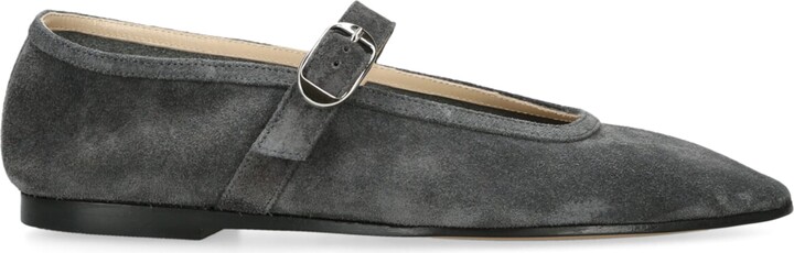 Le Monde Beryl Suede Mary Jane Ballet Flats