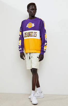 Mitchell & Ness Los Angeles Lakers Crew Neck Sweatshirt