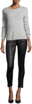 Thumbnail for your product : AG Adriano Goldschmied Legging Ankle Leatherette Light - Black