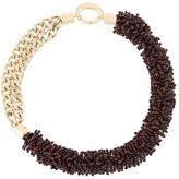 Thumbnail for your product : Litkovskaya Zgarda dual-textured necklace
