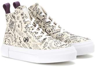 Eytys Odyssey canvas high-top sneakers