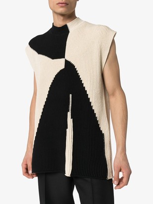 Jil Sander High Neck Knitted Vest