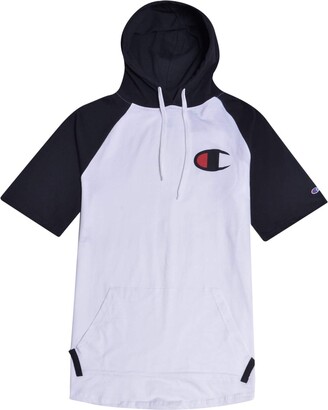 champion short sleeve hoodie mens