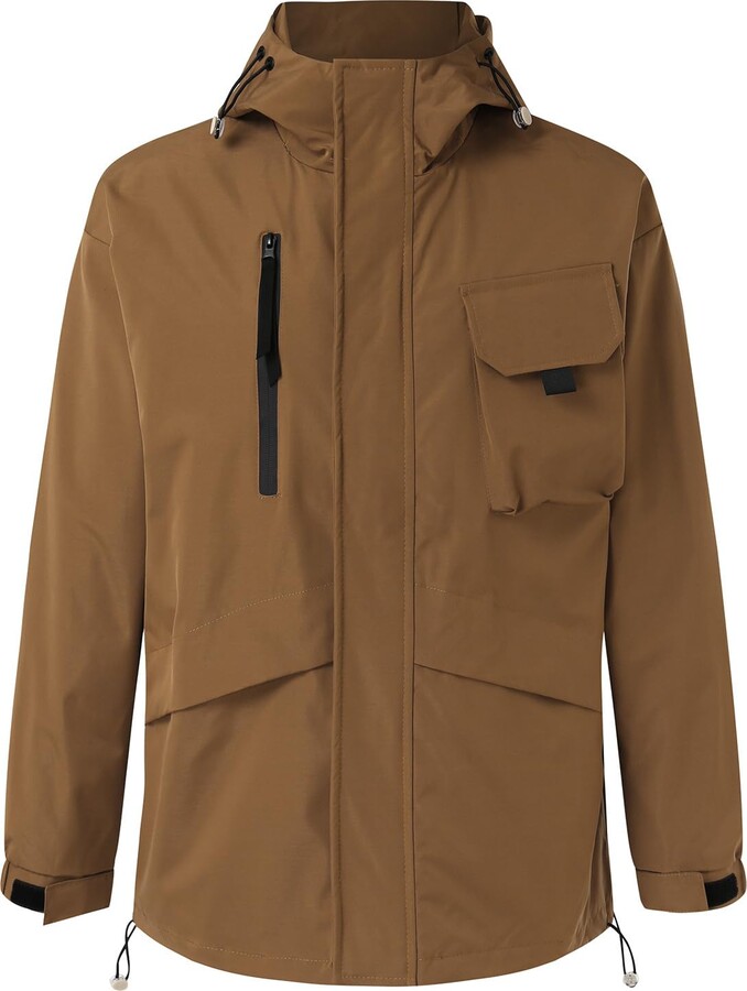 KOUZHAOA Mens Aztec Cardigan Western Wool Coats Mens Lightweight Down