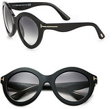 Thumbnail for your product : Tom Ford Eyewear Chiara 55MM Round Sunglasses