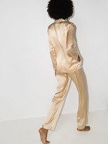 Thumbnail for your product : La Perla Button-Up Silk Pyjama Set