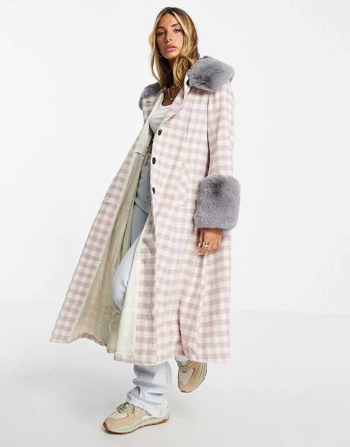 wool trapeze coat