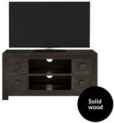 Thumbnail for your product : Luxe Collection - Dakota Mango Wood Ready Assembled Widescreen TV Unit - Fits Up To 50 Inch TV
