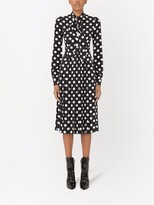 Thumbnail for your product : Dolce & Gabbana Polka-Dot Mid-Length Dress