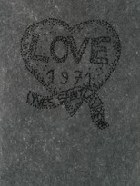 Thumbnail for your product : Saint Laurent Love logo patch T-shirt