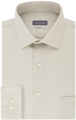 Van Heusen Men's Regular-Fit Lux Sateen Stretch Dress Shirt