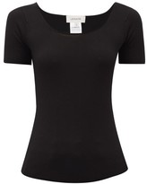 Thumbnail for your product : Lemaire Scoop-neck Jersey T-shirt - Black