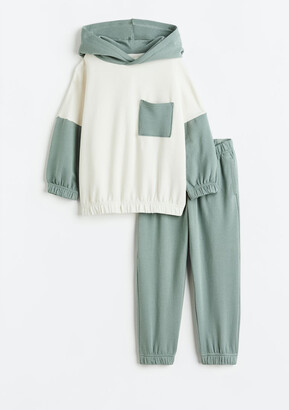H&M 2-piece Cotton Sweatshirt Set