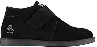 Original Penguin Penguin Kids Lawyer V Boys Boots Shoes Chukka Style Touch and Close Strap