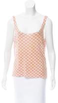Thumbnail for your product : Tory Burch Printed Sequin Top